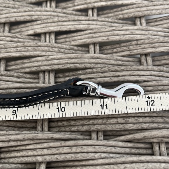 COACH VINTAGE Peach Leather / Canvas Mini Bag - Picture 12 of 12